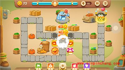 保卫萝卜3集市30关卡怎么过?集市30关卡金萝卜攻略