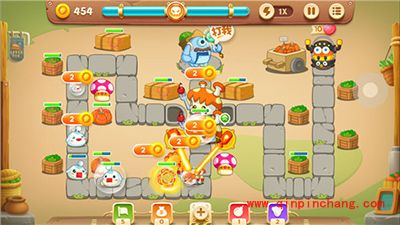 保卫萝卜3集市30关卡怎么过?集市30关卡金萝卜攻略