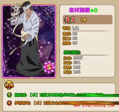 火影忍者志村团藏千手一族技能:伊邪那岐介绍