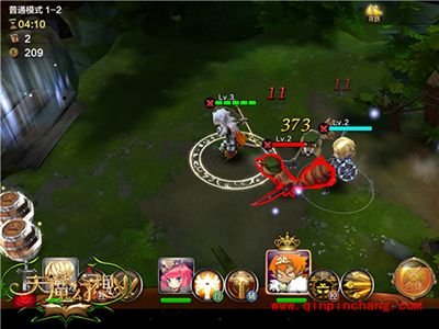 天魔幻想手游普通副本1-2关卡三星攻略