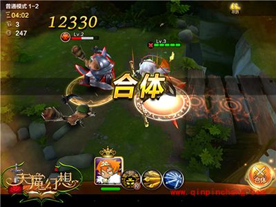 天魔幻想手游普通副本1-2关卡三星攻略