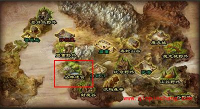 热血传奇手游全新地图：丛林迷宫介绍