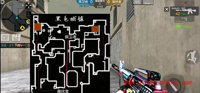 CF手游黑色城镇实用技巧蛙跳战术分享