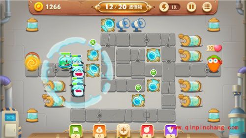 保卫萝卜3工厂第8关怎么过?第8关金萝卜通关攻略