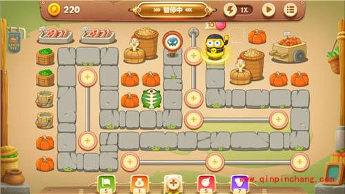 保卫萝卜3集市主题第1关金萝卜通关攻略