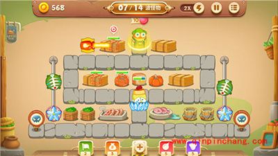 保卫萝卜3冒险模式集市17关卡怎么打？17关卡金萝卜攻略