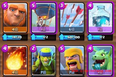 部落冲突:皇室战争A4冲A5胖球神教卡组推荐