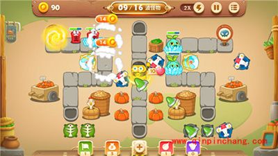 保卫萝卜3集市49关卡怎么通关？集市49关卡金萝卜攻略