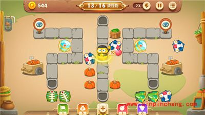 保卫萝卜3集市49关卡怎么通关？集市49关卡金萝卜攻略