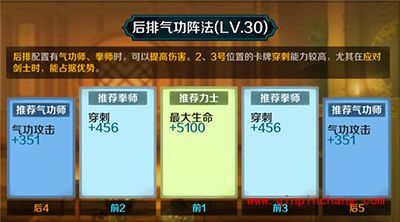 战斗吧剑灵阵法选取攻略 让你百战不殆