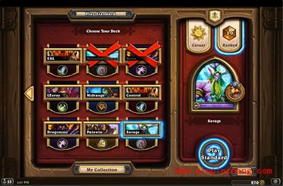 炉石传说野兽咆哮德卡组分享 助你上传说