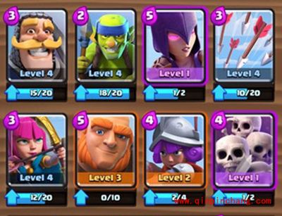 皇室战争卡组推荐：1-3阶卡组攻略