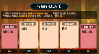 战斗吧剑灵比武阵法解读