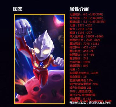 刀塔传奇奥特曼英雄属性装备解读