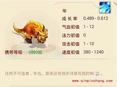 大话西游手游神兽年怎么样?年属性技能解读