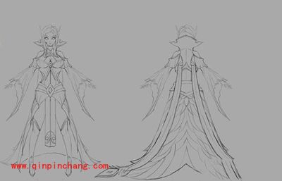 诸神之战女主角:伊芙设定图曝光