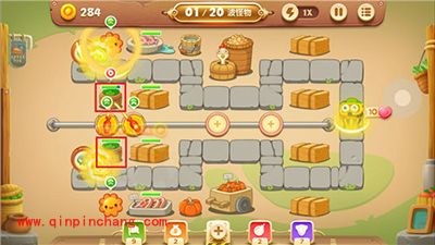 保卫萝卜3集市38关卡如何通关?金萝卜攻略