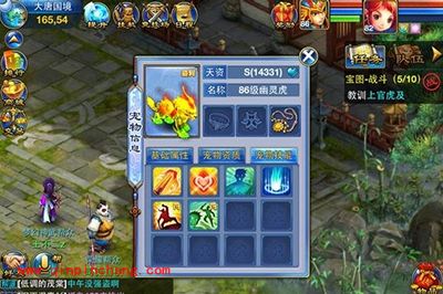 神武2手游宠物如何打书?幽灵虎打书技巧解读