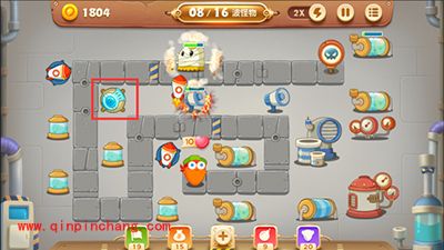 保卫萝卜3工厂16关卡金萝卜攻略