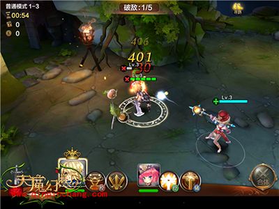 天魔幻想普通1-3关卡三星讲解