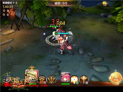 天魔幻想普通1-3关卡三星讲解