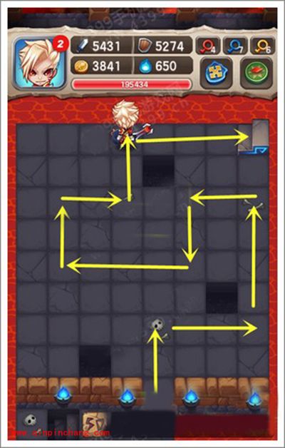 魔塔大冒险50层迷宫路线攻略