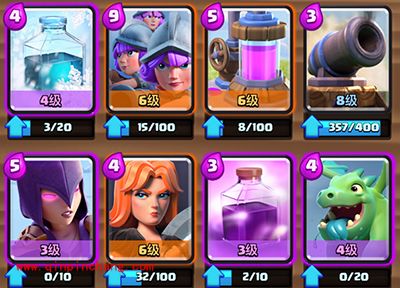 皇室战争冲杯卡组推荐之狂暴三枪流