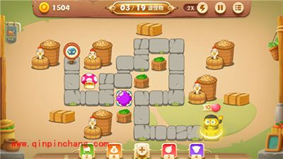 保卫萝卜3集市主题47关卡金萝卜获取攻略