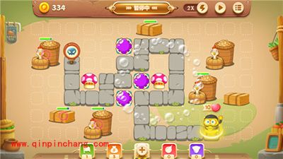 保卫萝卜3集市主题47关卡金萝卜获取攻略