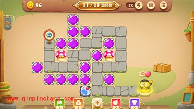 保卫萝卜3集市主题47关卡金萝卜获取攻略