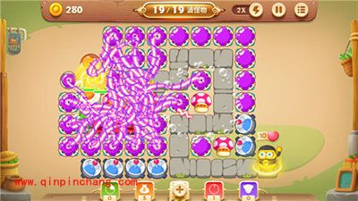 保卫萝卜3集市主题47关卡金萝卜获取攻略