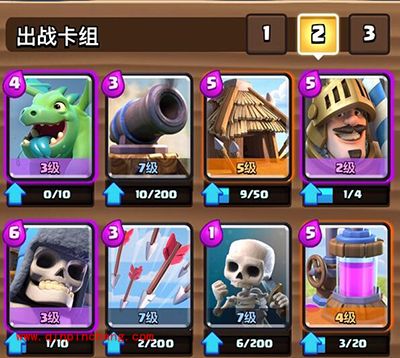 皇室战争A6-A7龙骑士卡组分享