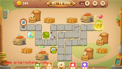 保卫萝卜3集市37关卡金萝卜获取攻略