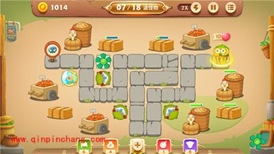 保卫萝卜3集市37关卡金萝卜获取攻略