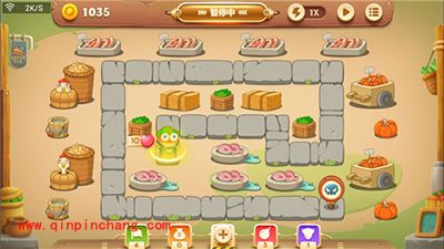 保卫萝卜3冒险模式集市第九关卡金萝卜攻略