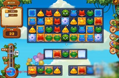 开心消消乐第500关怎么通关?500关三星通关视频