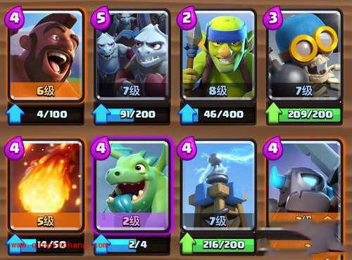 皇室战争手游前期最强卡组阵容介绍