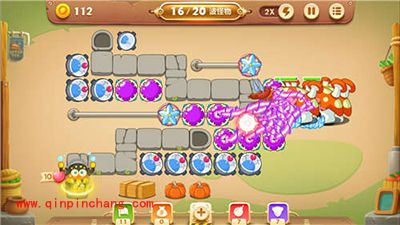 保卫萝卜3集市26关卡通关攻略 集市26关卡金萝卜心得