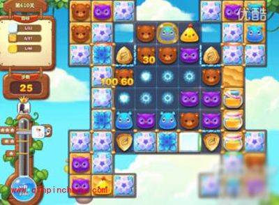 开心消消乐第610关怎么通关？第610关三星通关攻略