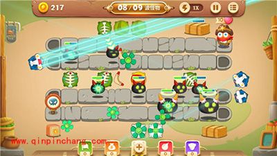 保卫萝卜3集市48关卡金萝卜攻略