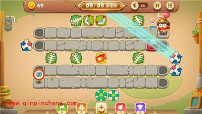 保卫萝卜3集市48关卡金萝卜攻略