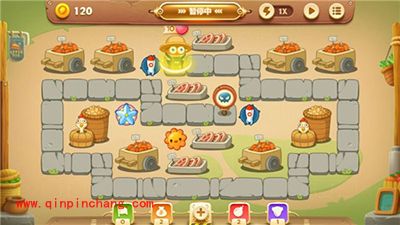 保卫萝卜3集市13关卡金萝卜攻略