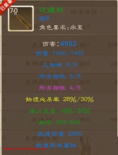 问道手游物理必杀属性是什么?物理必杀属性全解析