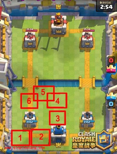 皇室战争手游攻略：房子流怎么摆