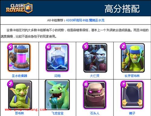 皇室战争手游各阶段竞技场卡组推荐