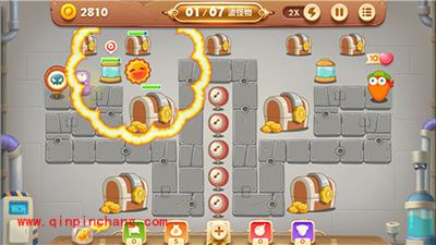 保卫萝卜3普通难度抢夺宝箱攻略