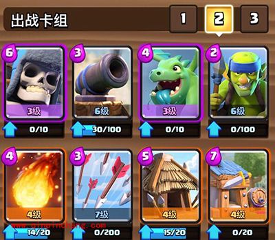 皇室战争A4-A6房子流冲分卡组推荐