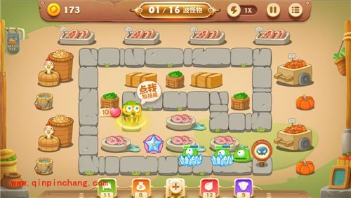 保卫萝卜3冒险模式攻略分享：集市主题第18关通关技巧