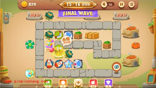 保卫萝卜3冒险模式攻略分享：集市主题第18关通关技巧