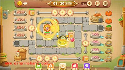 保卫萝卜3集市23关卡怎么通关？集市23关卡金萝卜攻略